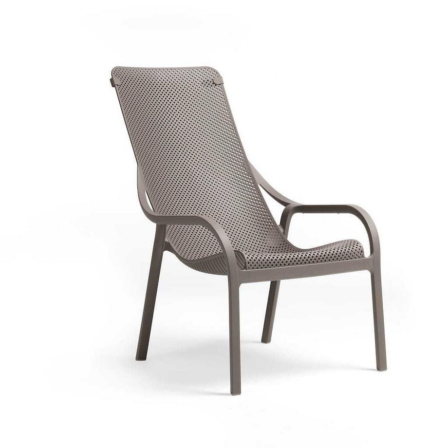 Fauteuil de jardin Net Lounge tortora