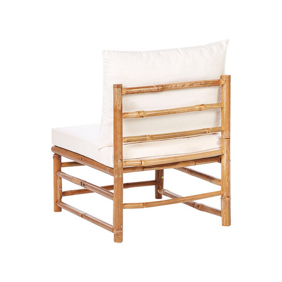 Beliani Canapé d'angle en Bambou Boho CERRETO  