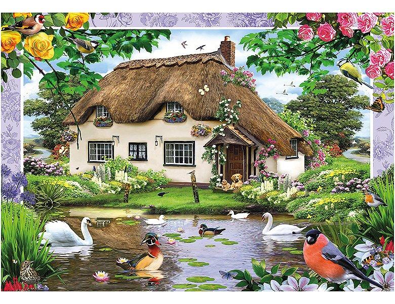 Schmidt  Puzzle Romantisches Landhaus (500Teile) 