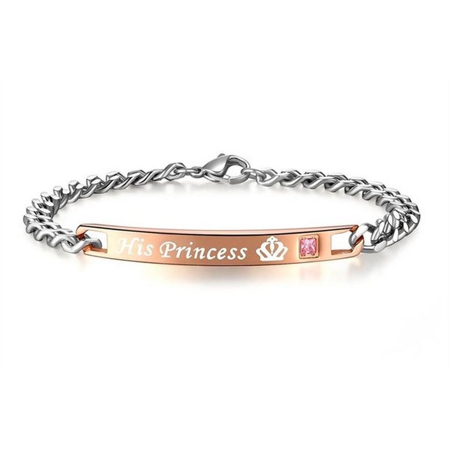 eStore  Braccialetti di coppia - Il suo principe / la sua principessa 
