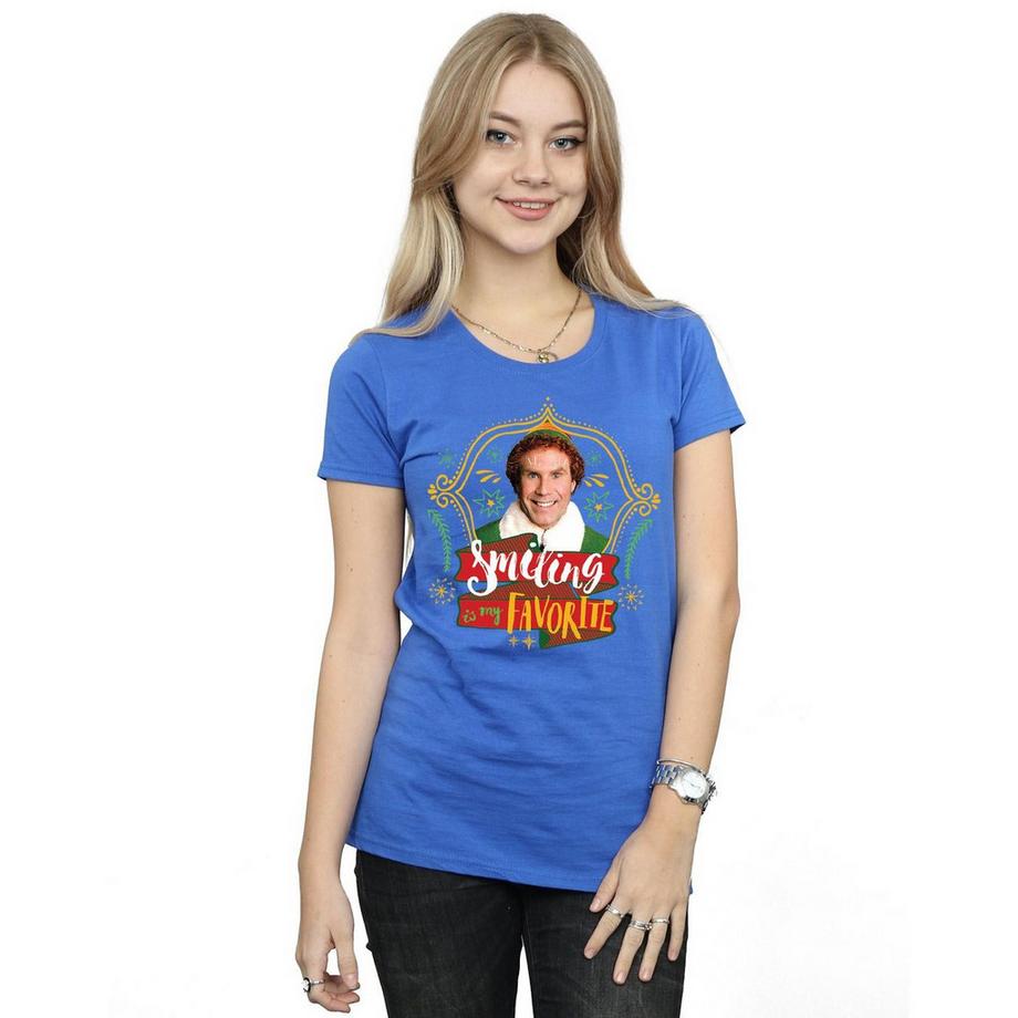 Elf Smiling Is My Favorite T-Shirt  