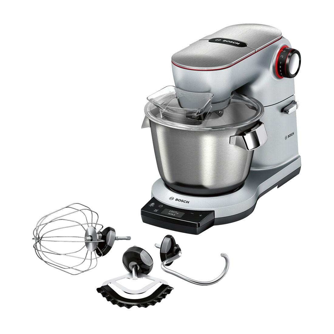 Bosch Robot de cuisine MUM9AX5S00, 1500 W, 3D PlanetaryMixing & SensorControl Plus, platinum silver  