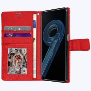 Avizar  Étui Folio Realme 9i Rouge 