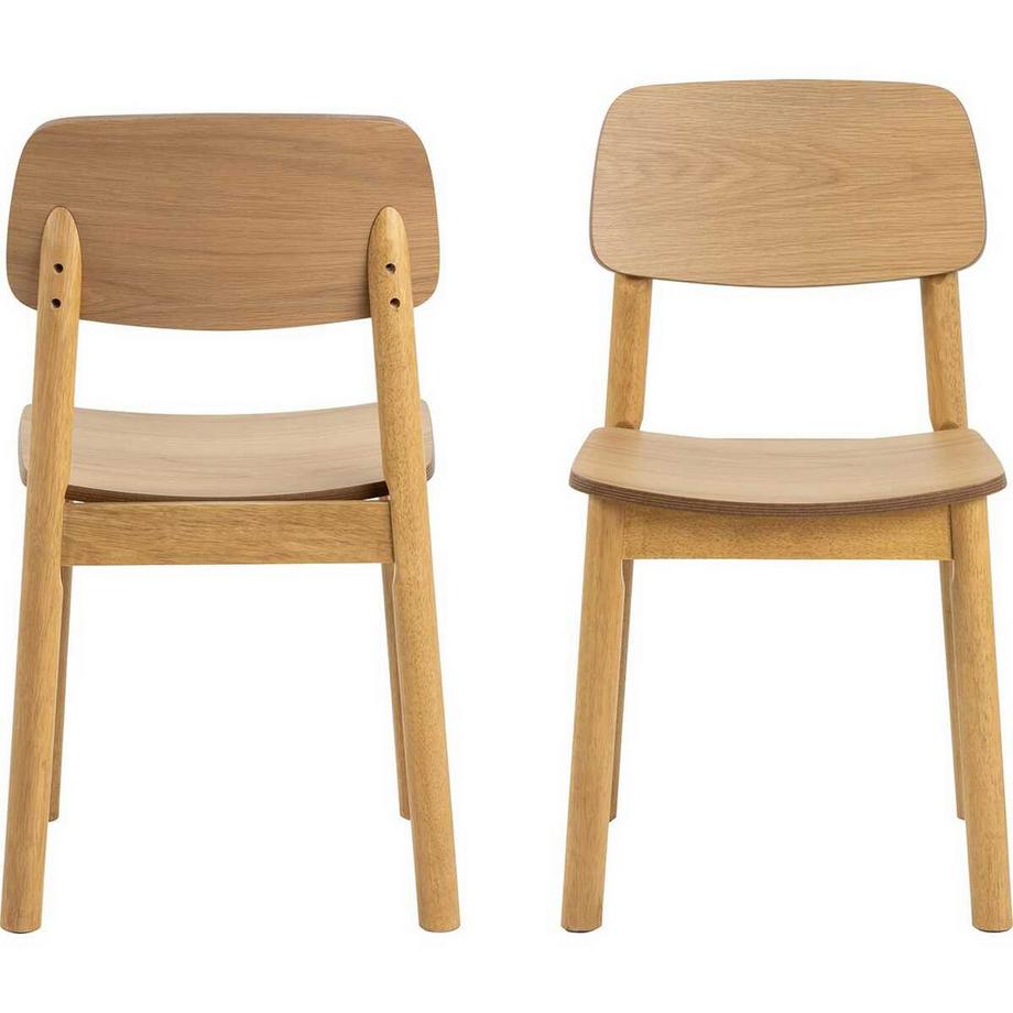 mutoni Chaise de salle à manger Lorendale nature (1 pièce)  