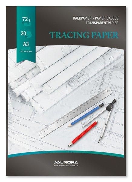 Aurora AURORA Transparentpapier A3 CA120 75g 20 Blatt  