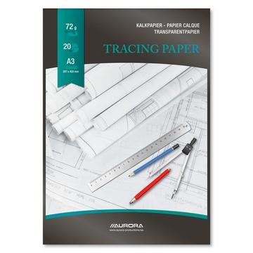 AURORA Transparentpapier A3 CA120 75g 20 Blatt