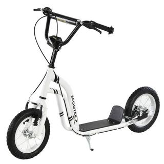 Northio  Scooter Per Bambini Da 5 Anni, Scooter Per Bambini, Scooter Da Città Con Pneumatici, 12 Pollici, Gomma, Alluminio, Bianco 