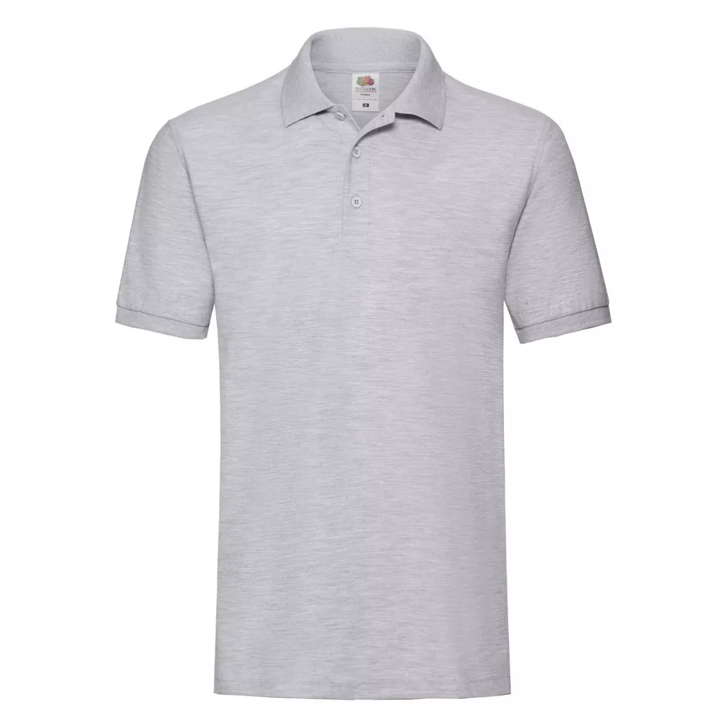 Fruit of the Loom - Premium Poloshirt, für Herren, Grau, Größe XXL