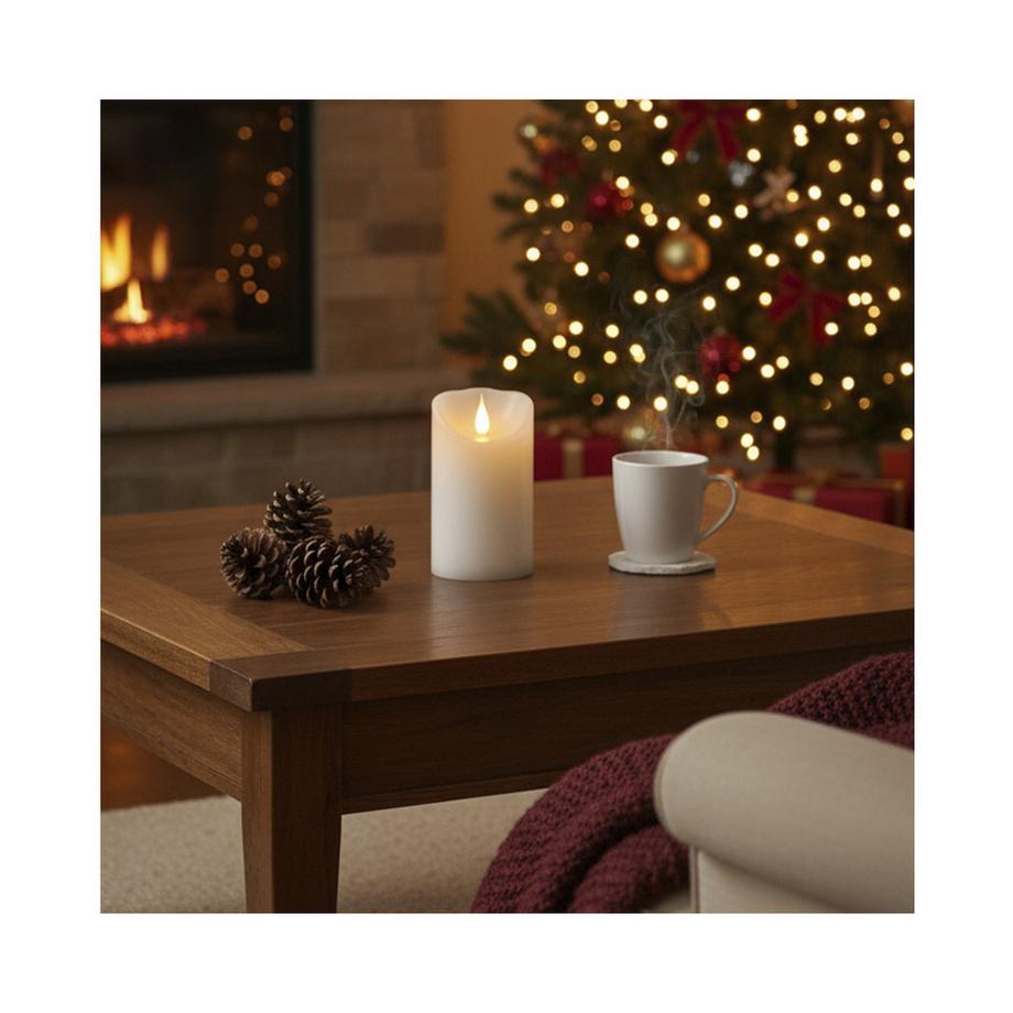 Dameco Bougie en cire LED  
