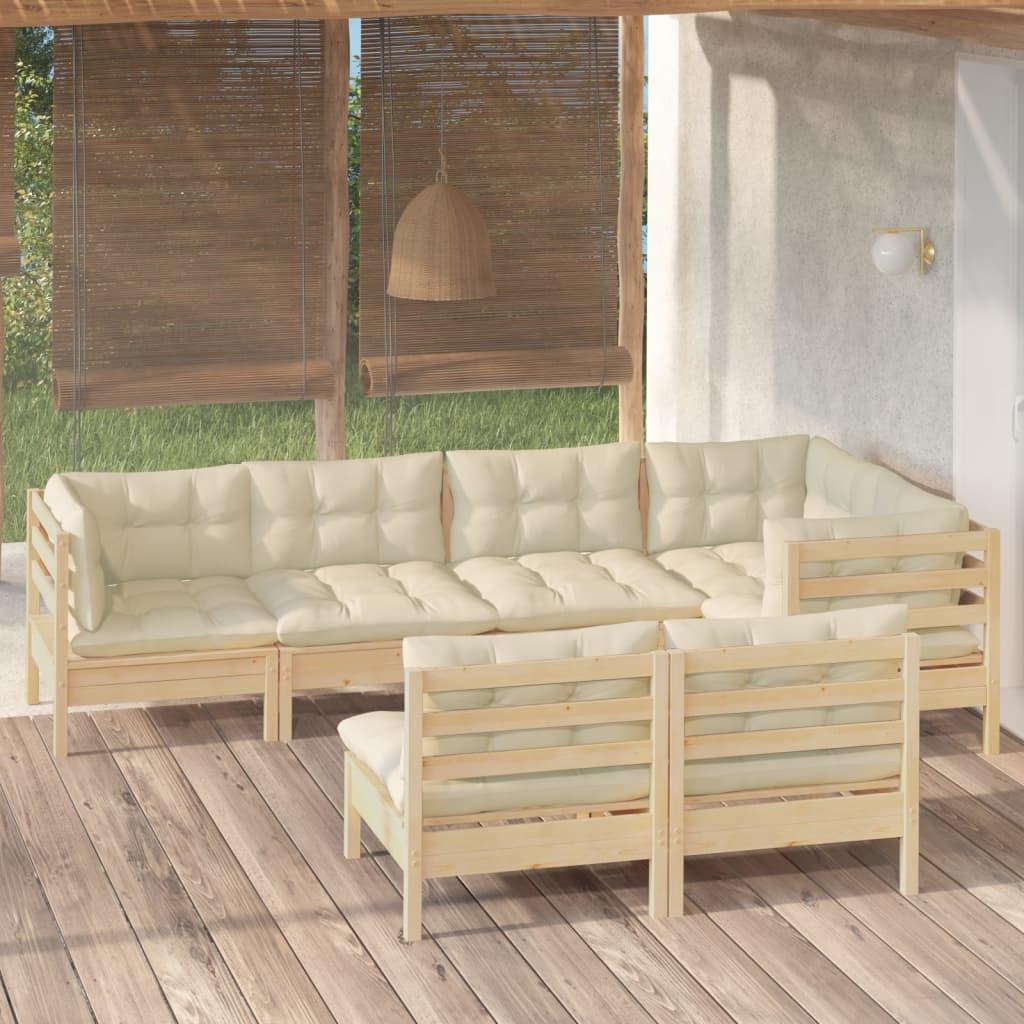 VidaXL Garten-lounge-set kiefernholz  