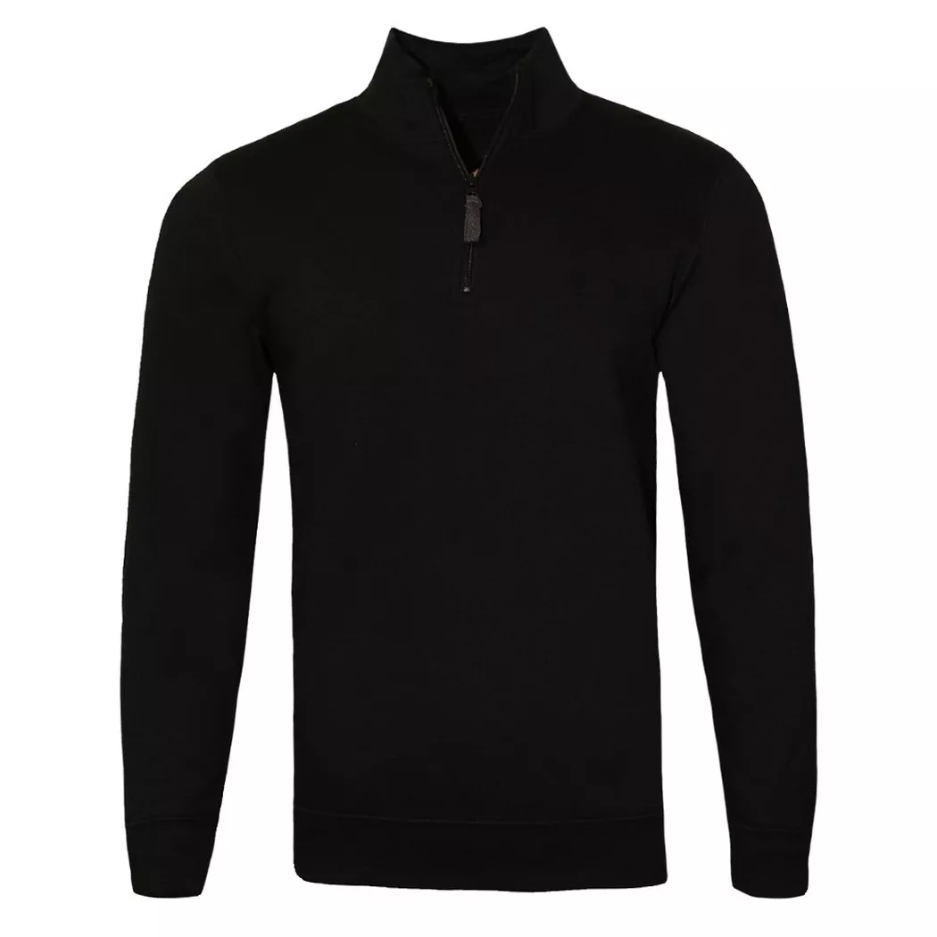SOLS - Stan Kontrast Zip Sweatshirt, für Herren, Schwarz, Größe M