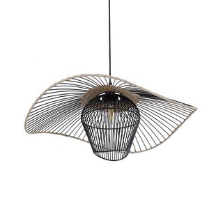 Beliani Lampe suspension en Métal Rustique LUNGA  