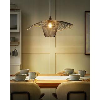 Beliani Lampe suspension en Métal Rustique LUNGA  