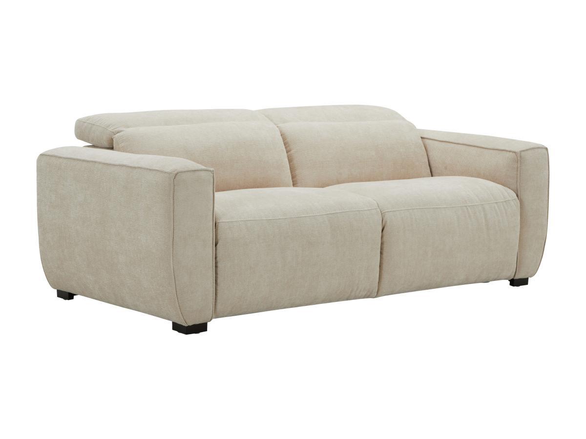 Image of Relaxsofa elektrisch 3-Sitzer - Stoff - Beige - LAGUNDI Relaxsofa elektrisch 3-Sitzer - Stoff - Beige - LAGUNDI