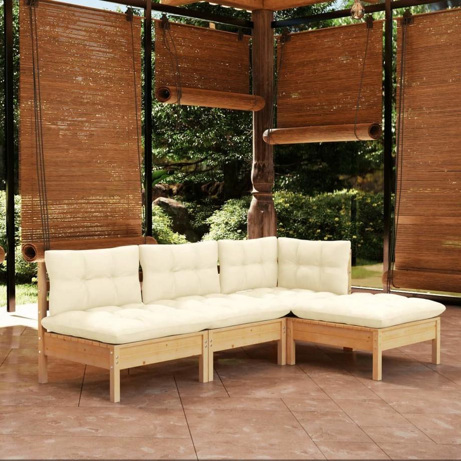 VidaXL Garten-lounge-set kiefernholz  