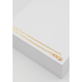 MUAU Schmuck  Fusskette Panzer Gelbgold 750, 24cm, 1.9mm 