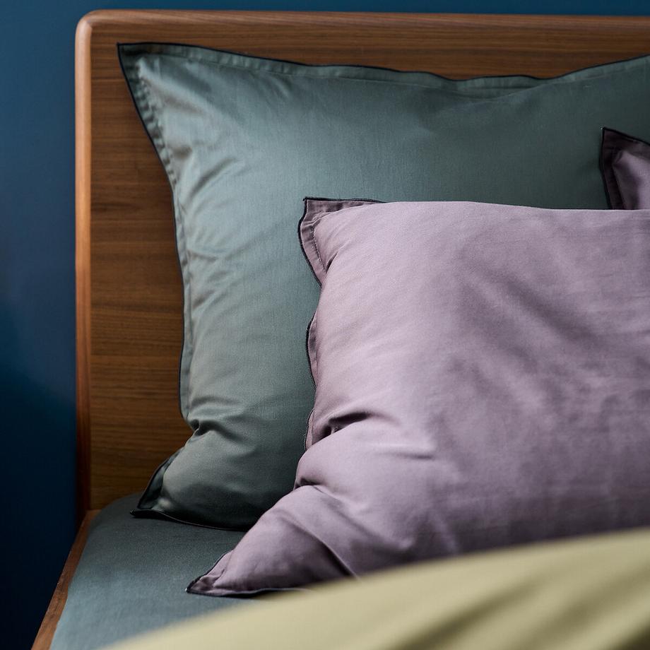 La Redoute Intérieurs Victor Drap-housse en satin de coton prélavé  