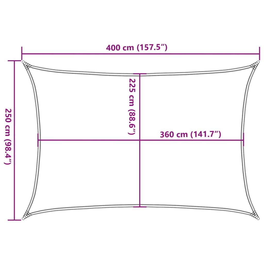 VidaXL Voile solaire  