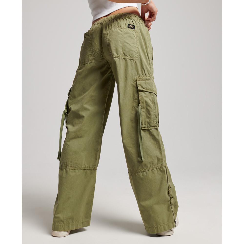 Superdry  pantalon cargo large taille basse 