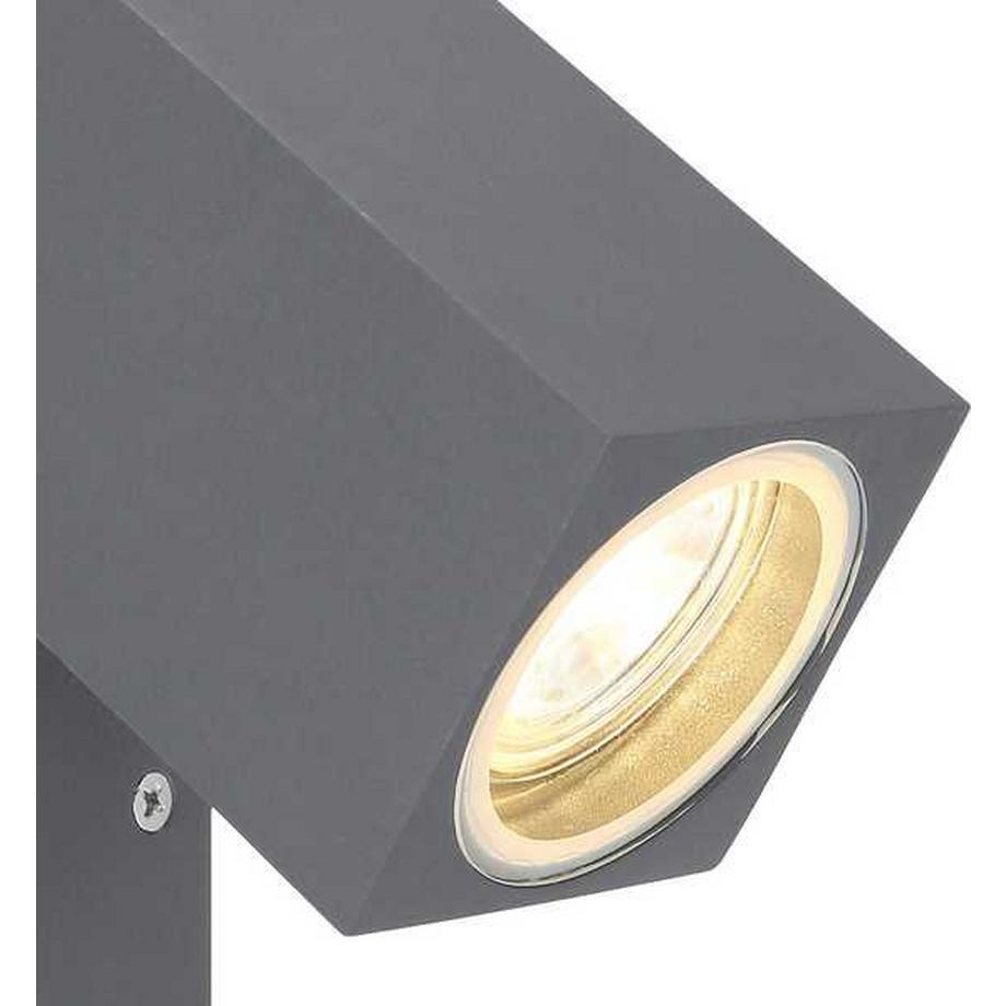 mutoni Lampe d'extérieur Veronika en fonte d'aluminium anthracite 1xGU10  