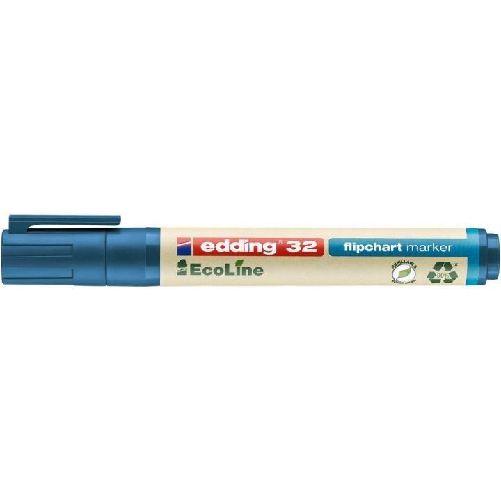 Edding Edding 32 EcoLine evidenziatore 1 pz Punta smussata Blu  