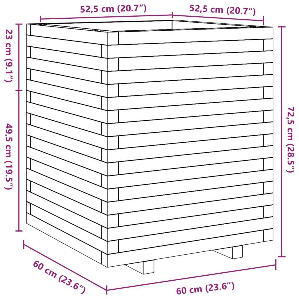 VidaXL Jardinière bois de pin  