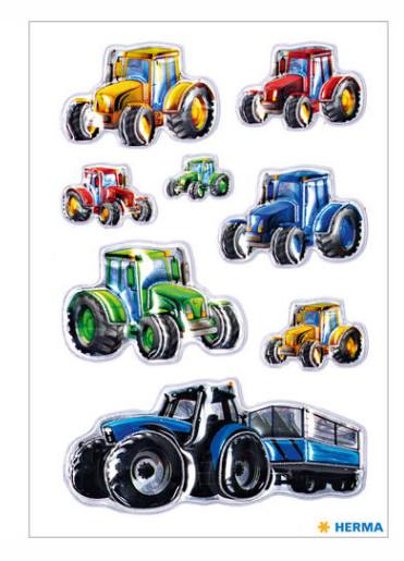 HERMA  HERMA Tractors Race adhésif pour enfant 