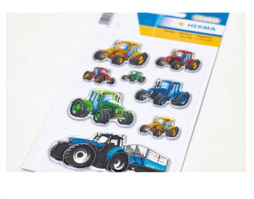 HERMA  HERMA Tractors Race adesivo per bambino 