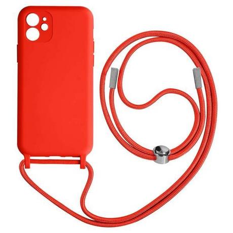 Avizar  Cover Cordino iPhone 11 Rossa 