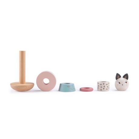 Moulin Roty  Stapelspiel Katze, Après la Pluie 