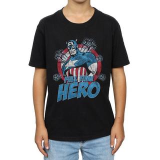 CAPTAIN AMERICA  Tshirt FULL TIME HERO 