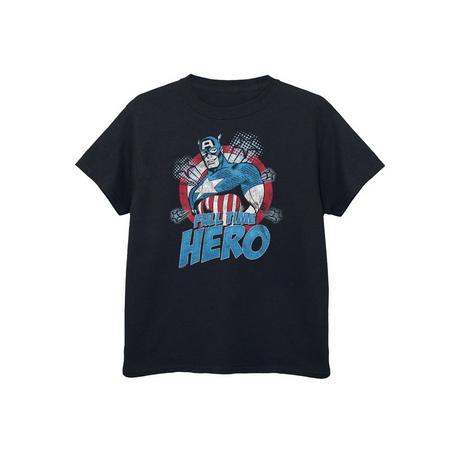 CAPTAIN AMERICA  Tshirt FULL TIME HERO 