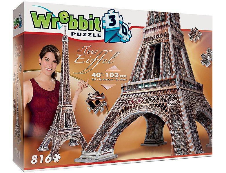 Image of Wrebbit 3D PUZZLE The Classics Eiffelturm, Paris (816Teile)