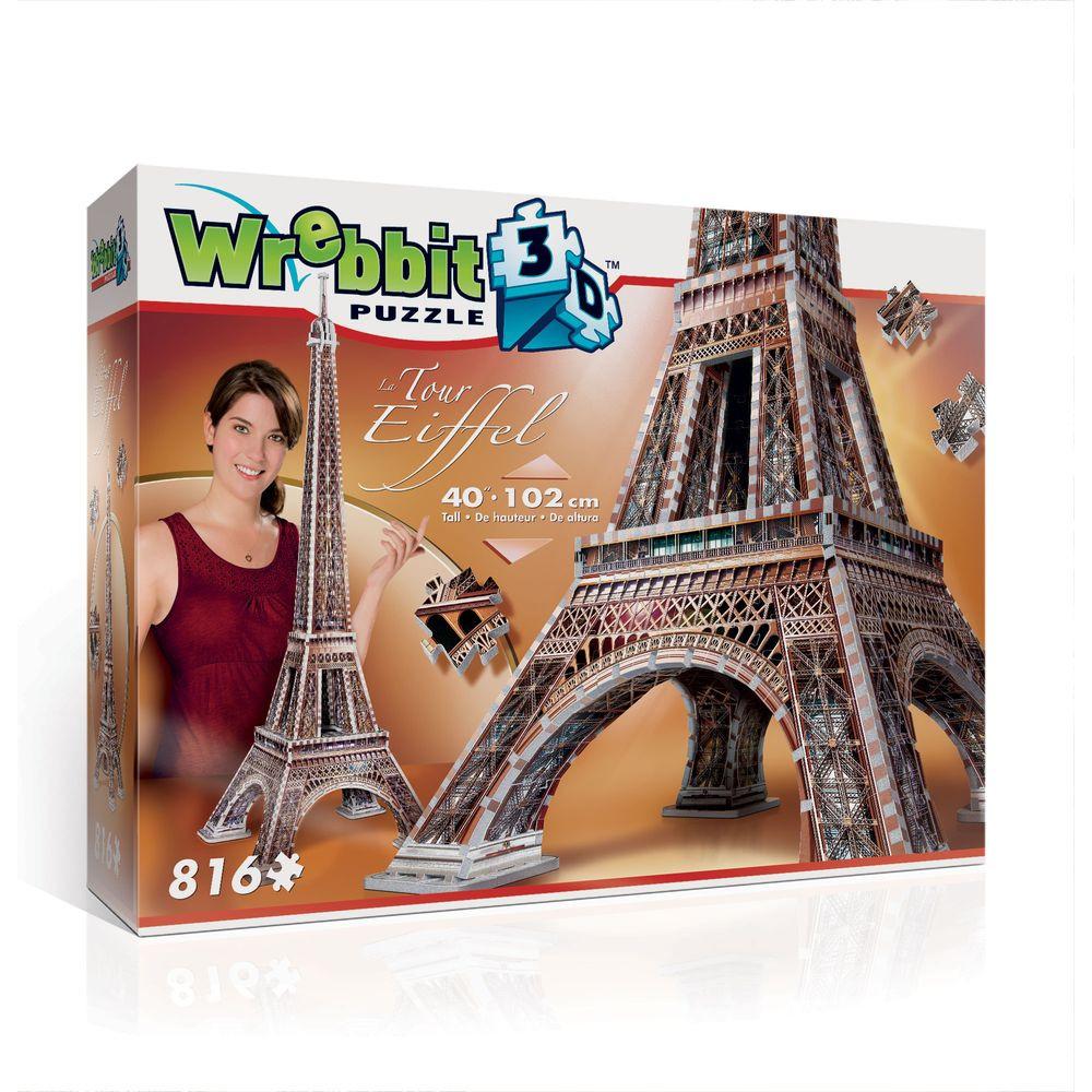 Wrebbit 3D  The Classics Eiffelturm, Paris (816Teile) 