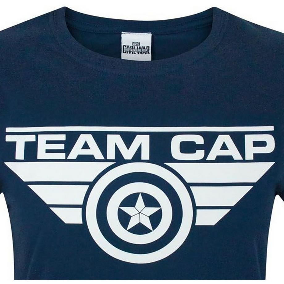 CAPTAIN AMERICA Civil War Team Cap T-Shirt  