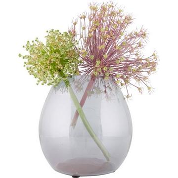 Vase Simple Glas Grau Medium
