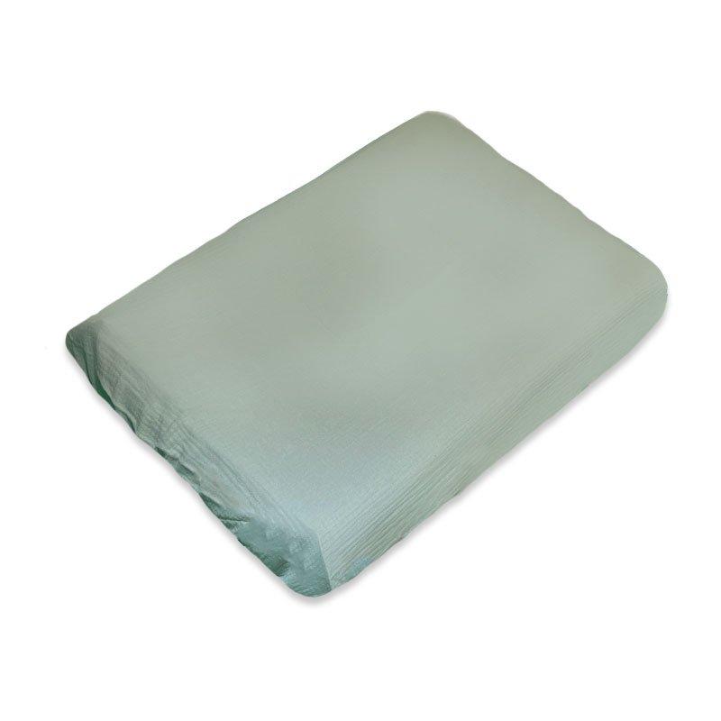 Image of Wickelauflagenbezug Aus Bio-baumwolle Grün Unisex Grün 70 CM