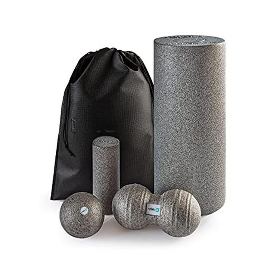 Faszien-Starter-Set 5-teilig, Faszienrollen/Faszienbälle bei Verspannungen & Verklebungen