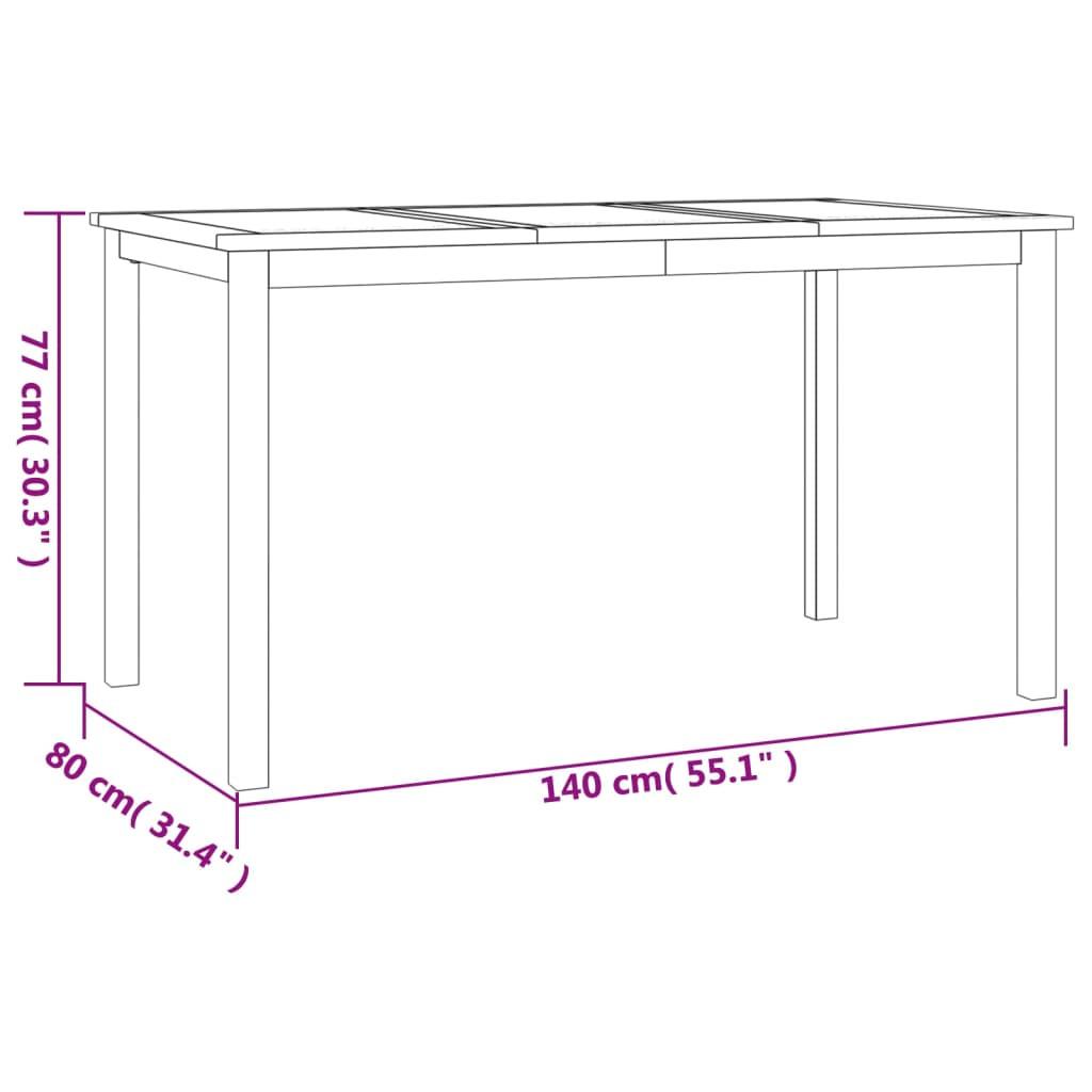 VidaXL Garten essgruppe holz  