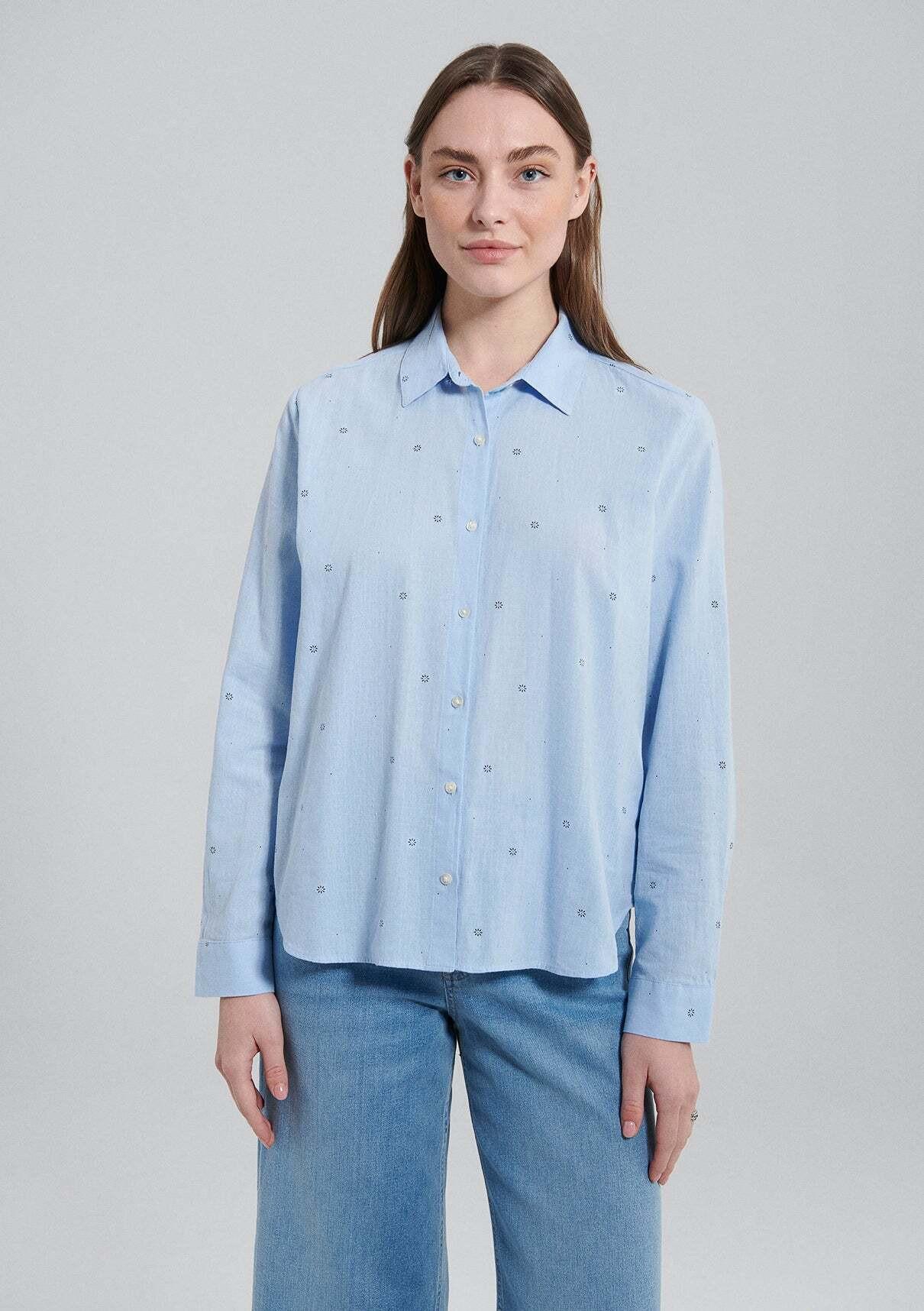 Image of Langarmshirts Long Sleeve Shirt Damen Marine M