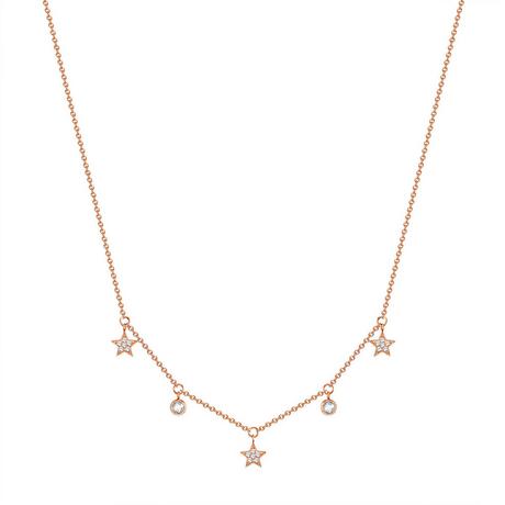 Eastside  Femme Collier en acier inoxydé Étoilé 