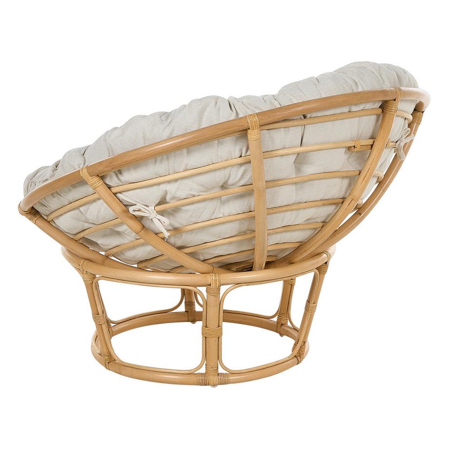 Beliani Chaise de jardin en Rotin  SALVO  