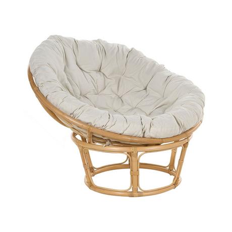 Beliani Chaise de jardin en Rotin Boho SALVO  