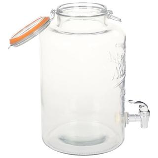 VidaXL  Distributeur d'eau  avec robinet   verre verre 