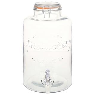 VidaXL  Distributeur d'eau  avec robinet   verre verre 