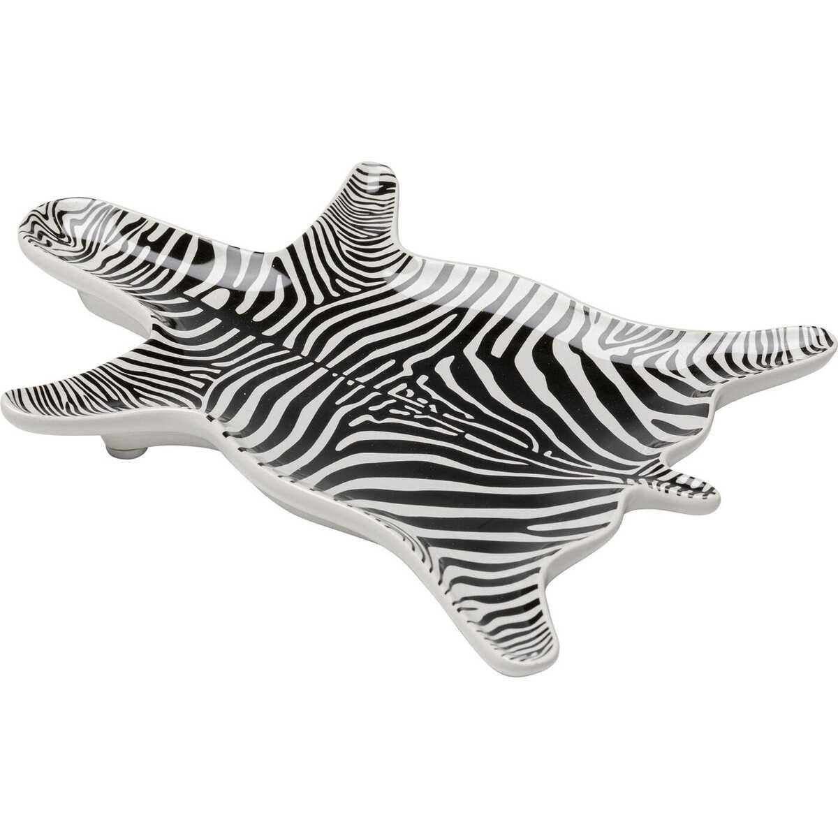 KARE Design  Ciotola decorativa zebra 21x15 