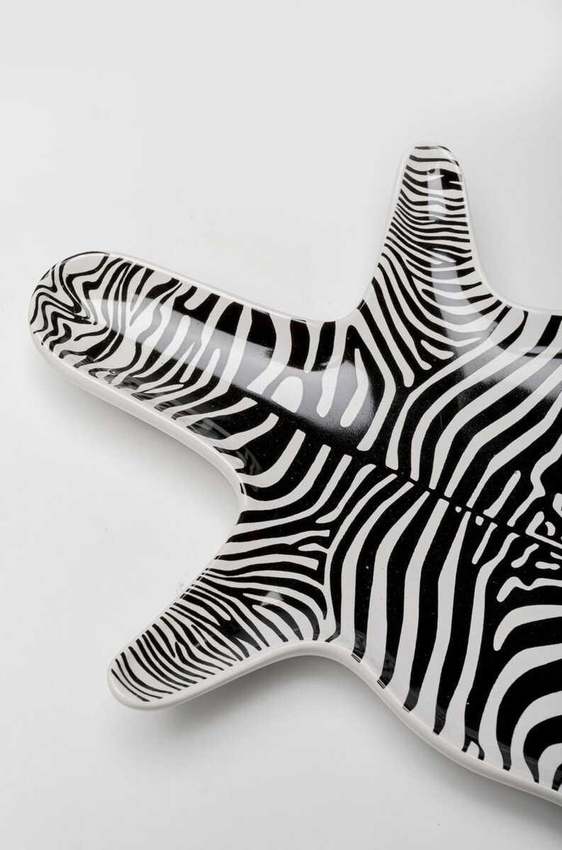 KARE Design  Ciotola decorativa zebra 21x15 