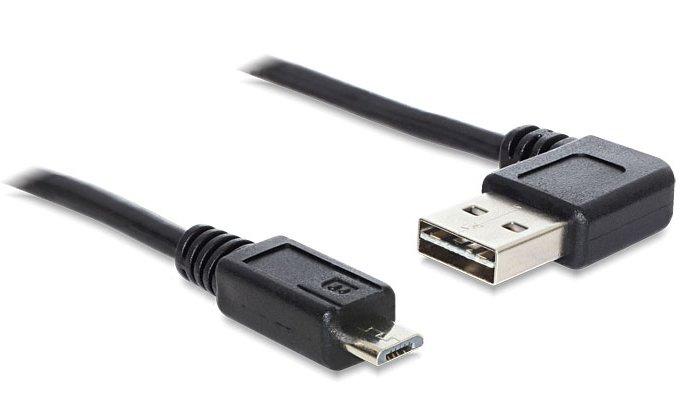 DeLock  3m USB 2.0 A - micro-B m/m câble USB USB A Micro-USB B Noir 