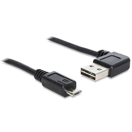 DeLock  3m USB 2.0 A - micro-B m/m câble USB USB A Micro-USB B Noir 