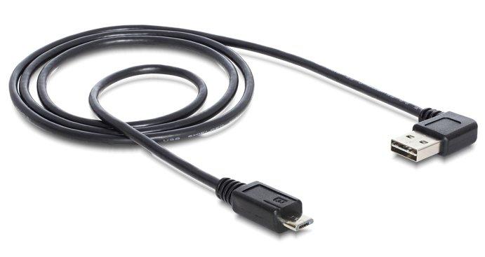 DeLock  3m USB 2.0 A - micro-B m/m câble USB USB A Micro-USB B Noir 